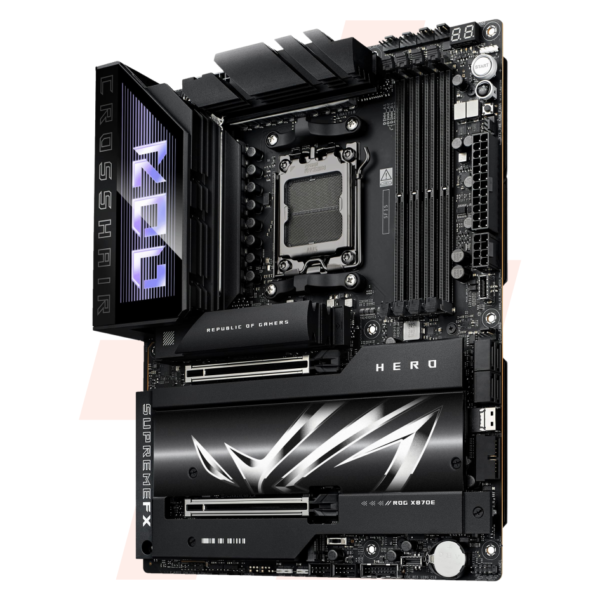 ASUS ROG Crosshair X870E Hero : Carte Mère Gaming AMD X870E, Socket AM5, Connexions Haut Débit, Refroidissement Avancé – Image 2