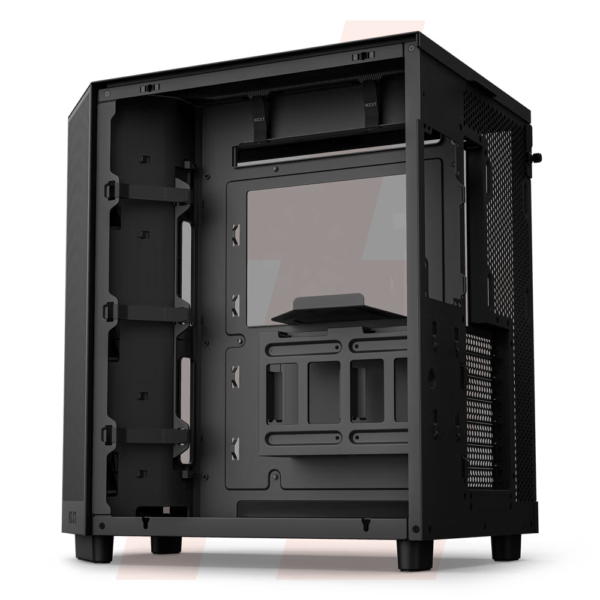 NZXT H6 Flow RGB Black : Boîtier PC ATX avec Flux d'Air Optimisé, Éclairage RGB, Design Moderne – Idéal pour les Configurations Gaming et Créatives – Image 5