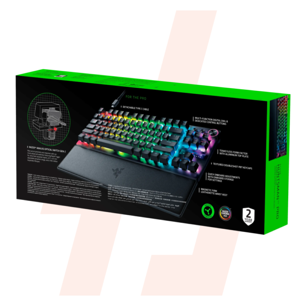 Razer Huntsman V3 Pro : Clavier Mécanique Gaming Optique, Touches Razer Optical Gen-2, RGB Chroma – Image 6