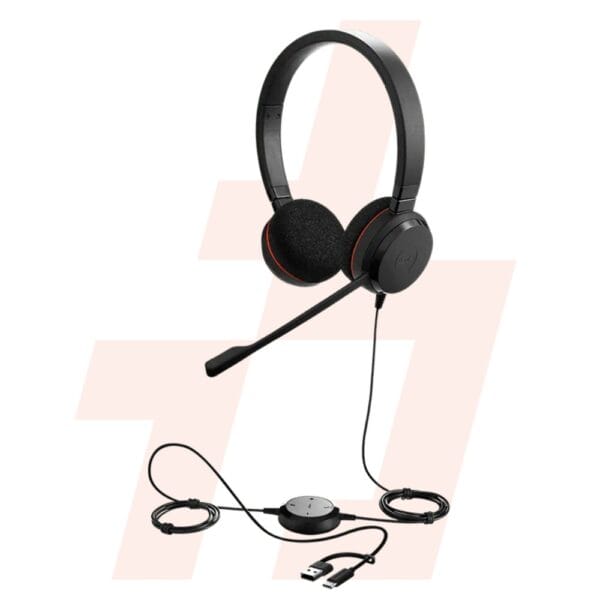 Jabra Evolve 20 – Casque Audio USB avec Microphone Anti-Bruit pour Télétravail – Image 2
