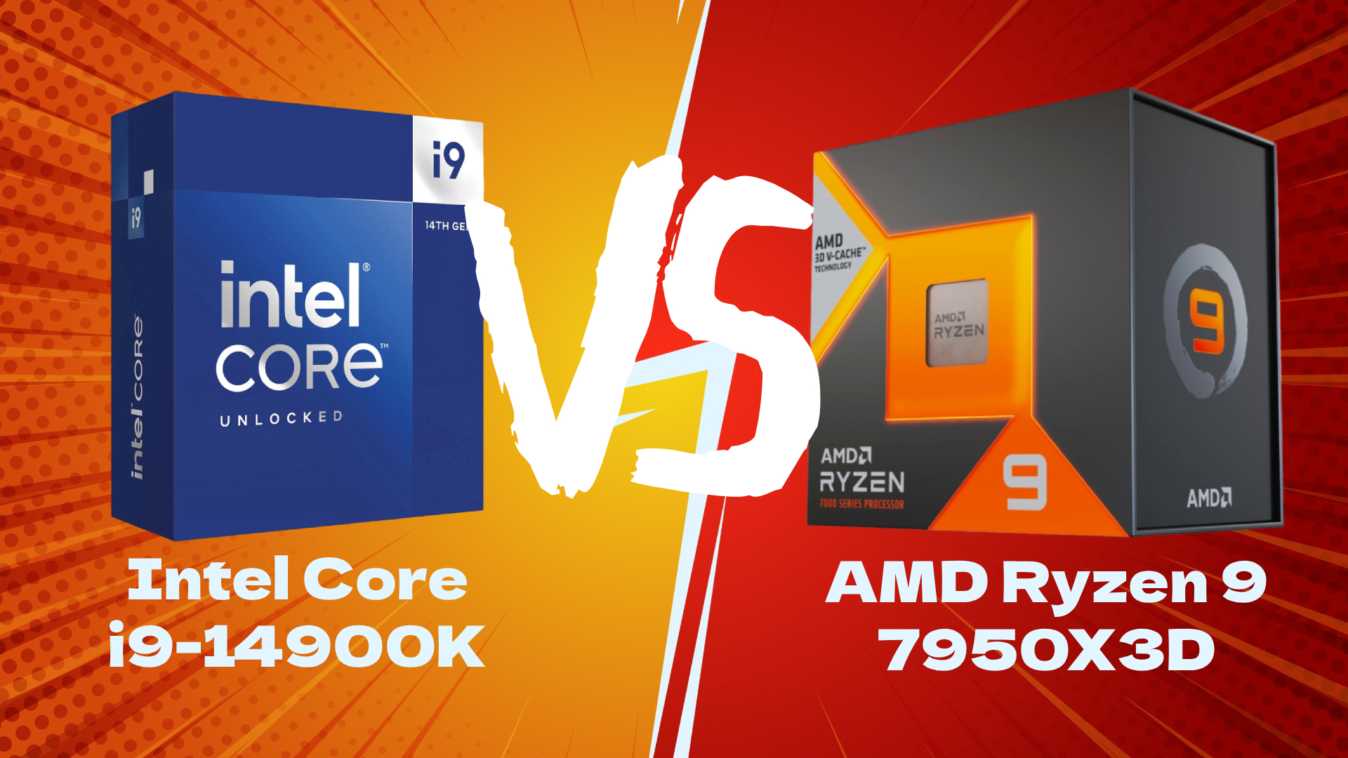 AMD Ryzen 9 7950X3D vs Intel Core i9-14900K: Le duel des processeurs haut de gamme